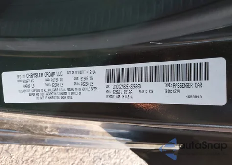 2014 Dodge Avenger Se from USA, damaged, VIN 1C3CDZAB2EN226089